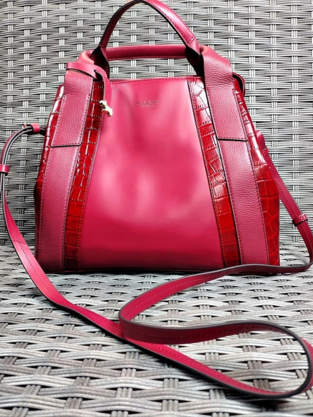 Radley London Pink & Red Shoulder Bag